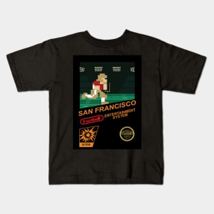 San Francisco Football Team - NES Football 8-bit Design Kids T-Shirt